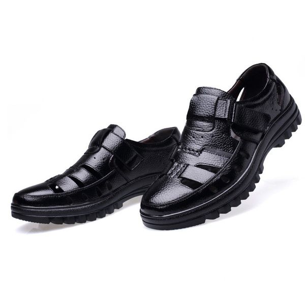 2021 summer sandals men genuine leather casual shoes footwear black brown leather shoes mens sandals cow
2021 summer sandals men genuine leather casual shoes footwear black brown leather shoes mens sandals cow