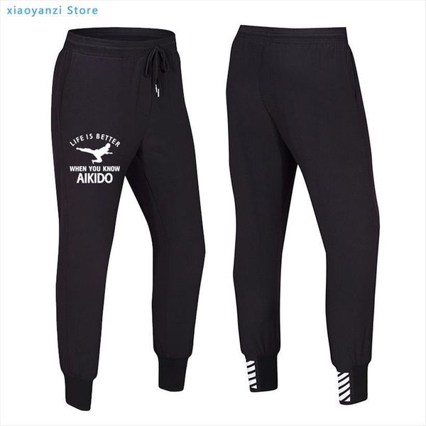 life is better when you women pant know aikido creative printed sweatpants sports long pants casual boys trousers, Black
life is better when you women pant know aikido creative printed sweatpants sports long pants casual boys trousers, Black
