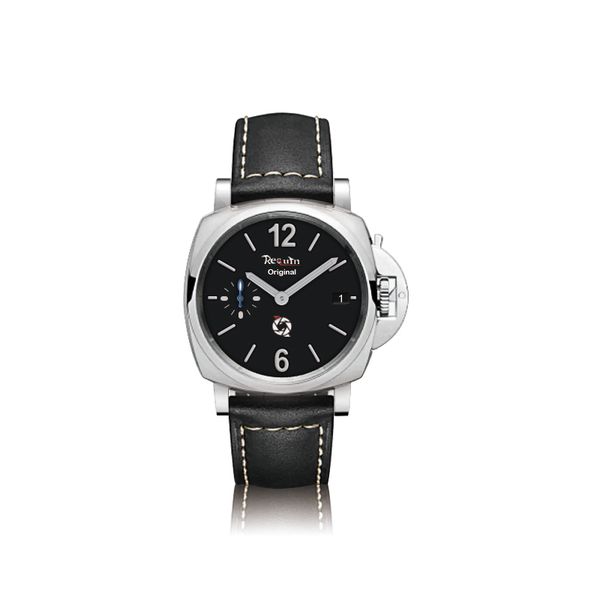 luxury men's automatic mechanical watch luminor requin silver white stainless steel case sapphire pam black genuine leather strap, Slivery;brown
luxury men's automatic mechanical watch luminor requin silver white stainless steel case sapphire pam black genuine leather strap, Slivery;brown