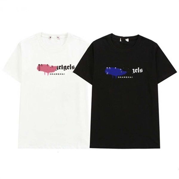 spring and summer tide brand t shirt letter printing short sleeved men and women casual, White;black
spring and summer tide brand t shirt letter printing short sleeved men and women casual, White;black
