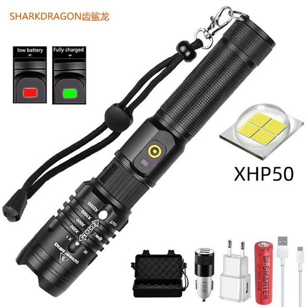high-power led usb rechargeable with 18650 battery xhp50.2 super bright can output flashlights torches
high-power led usb rechargeable with 18650 battery xhp50.2 super bright can output flashlights torches