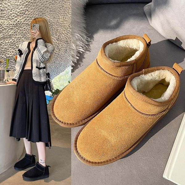 boots casual winter shoes snow boot women warm 2021 thick fashion style non slip short plush sheep wool ankle low heel, Black
boots casual winter shoes snow boot women warm 2021 thick fashion style non slip short plush sheep wool ankle low heel, Black