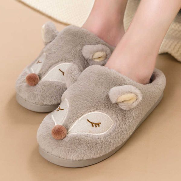 house cute fox women fur slippers winter warm plush bedroom ladies flat shoes indoor memory foam fluffy slippers female h0827, Black
house cute fox women fur slippers winter warm plush bedroom ladies flat shoes indoor memory foam fluffy slippers female h0827, Black