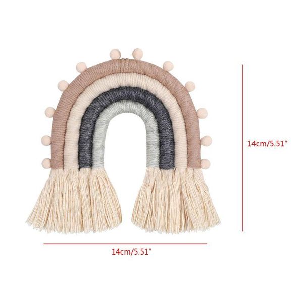 rainbow handmade weaving ornament nordic kid room wall hanging home decoration x7yf decorative objects & figurines
rainbow handmade weaving ornament nordic kid room wall hanging home decoration x7yf decorative objects & figurines