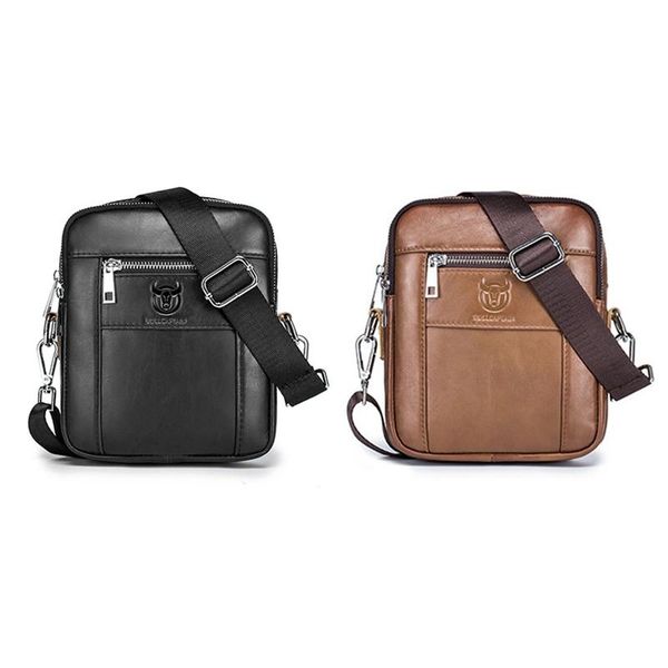 evening bags bullcaptain casual men's messenger shoulder bag smooth hardware zipper pocket leather for men
evening bags bullcaptain casual men's messenger shoulder bag smooth hardware zipper pocket leather for men