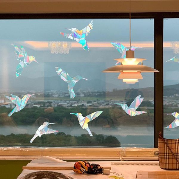 window stickers 9pcs electrostatic glass cat hummingbird trumpet rainbow prism pvc glue-film removable grilles
window stickers 9pcs electrostatic glass cat hummingbird trumpet rainbow prism pvc glue-film removable grilles