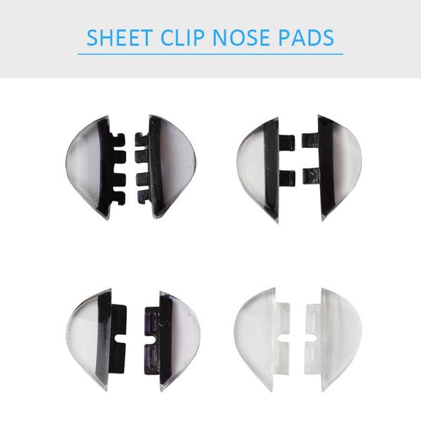 sunglasses frames 1pair glasses nose pads embedding cassette non-slip clear black plastic nosepads for eyeglasses, Silver
sunglasses frames 1pair glasses nose pads embedding cassette non-slip clear black plastic nosepads for eyeglasses, Silver