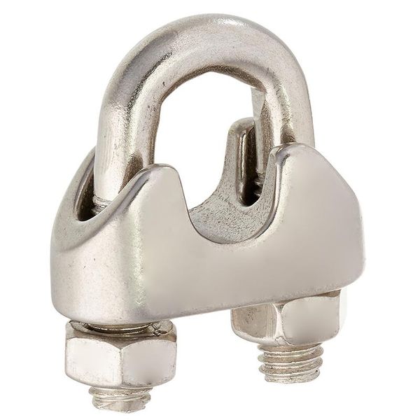 big deal 304 stainless steel 8 mm 5 / 40.64 cm cable clamp, silver colored lifting tools & accessories
big deal 304 stainless steel 8 mm 5 / 40.64 cm cable clamp, silver colored lifting tools & accessories