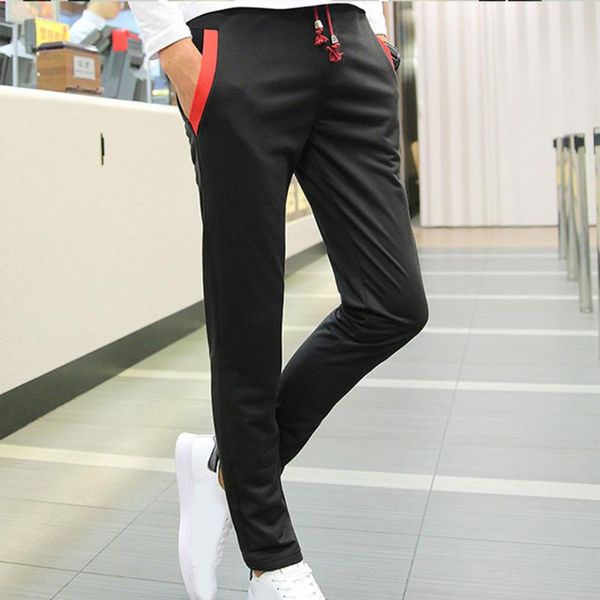 men's pants men casual slim thin sweatpants drawstring waist sports workout trousers d88, Black
men's pants men casual slim thin sweatpants drawstring waist sports workout trousers d88, Black
