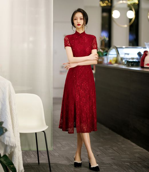 luxury cheongsam spring and summer lace improved chine style long young double-layer slim drs cheongsam, Blue;red
luxury cheongsam spring and summer lace improved chine style long young double-layer slim drs cheongsam, Blue;red