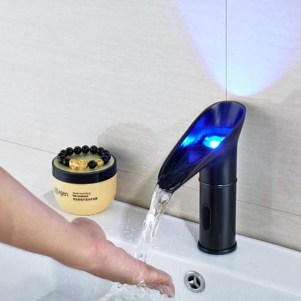 bathroom sink faucets oil rubbed bronze led color change sensor faucet tap only cold water
bathroom sink faucets oil rubbed bronze led color change sensor faucet tap only cold water