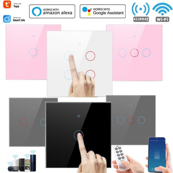 smart home control wifi switch glass screen touch 433mhz rf wireless zero/single fire line voice works with alexa google
smart home control wifi switch glass screen touch 433mhz rf wireless zero/single fire line voice works with alexa google