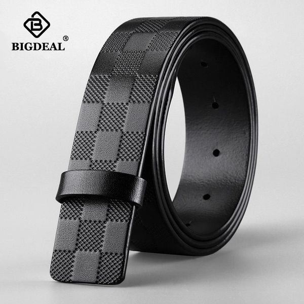 quality genuine leather belts for men without buckle brand strap no belt jeans cowskin waistband fashion 3.8cm, Black;brown
quality genuine leather belts for men without buckle brand strap no belt jeans cowskin waistband fashion 3.8cm, Black;brown