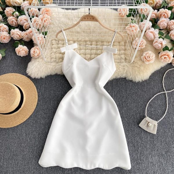 casual dresses gagaok solid women party 2021 summer office lady elegant a-line bow v-neck diamonds chiffon spaghetti strap dress, Black;gray
casual dresses gagaok solid women party 2021 summer office lady elegant a-line bow v-neck diamonds chiffon spaghetti strap dress, Black;gray
