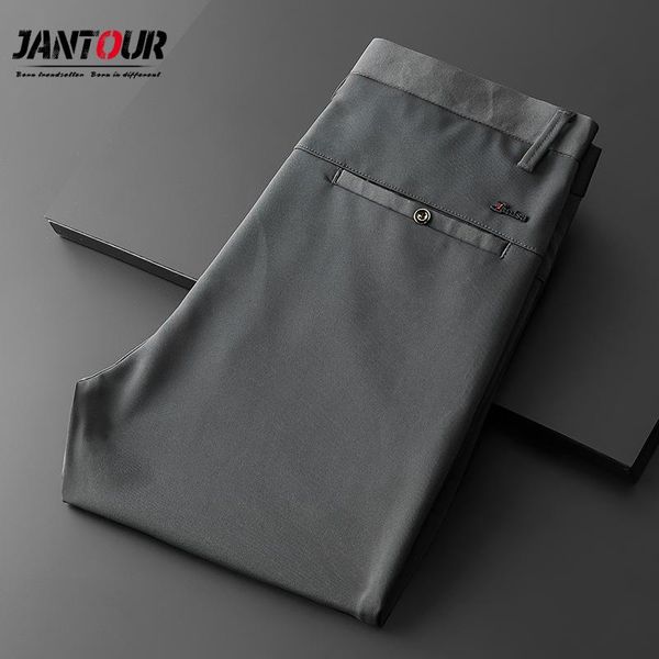brand spring autumn pants men fashion casual elastic long trousers male straight gray business suit large size 28-40 men's, Black
brand spring autumn pants men fashion casual elastic long trousers male straight gray business suit large size 28-40 men's, Black