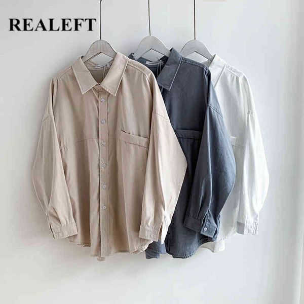 casual oversize white women's blouse single breasted long sleeve female loose shirts office spring autumn 210428
casual oversize white women's blouse single breasted long sleeve female loose shirts office spring autumn 210428