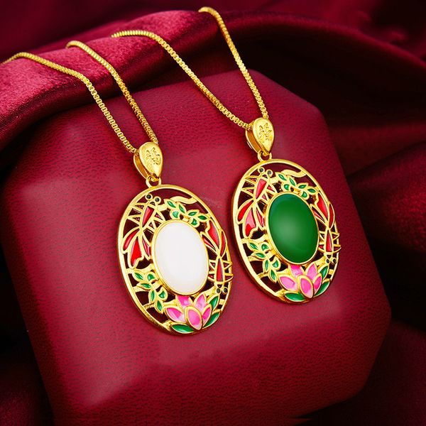 natural hetian jade carp lotus pendant necklace 925 silver fashion jewelry chalcedony amulet gifts for women
natural hetian jade carp lotus pendant necklace 925 silver fashion jewelry chalcedony amulet gifts for women
