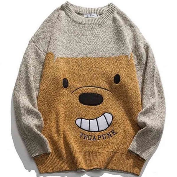 men's sweaters vintage hip hop anime harajuku nightgown winter fashion streetwear crocheted casual loose pullover around neck sweater b, White;black
men's sweaters vintage hip hop anime harajuku nightgown winter fashion streetwear crocheted casual loose pullover around neck sweater b, White;black