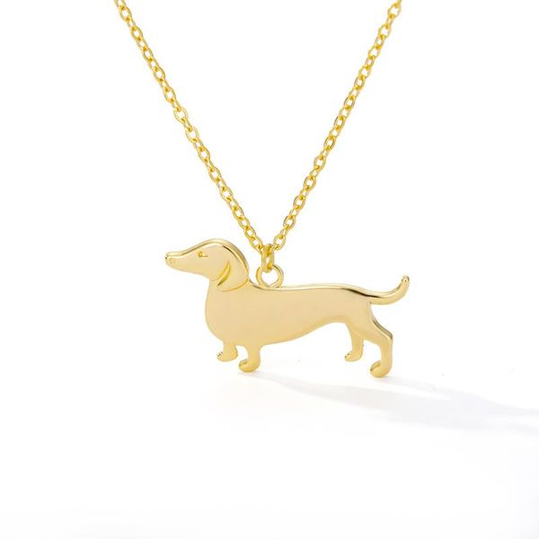 dachshund dog pendant necklaces for women animal sausage choker necklace stainless steel chain female jewelry collares gifts chokers, Golden;silver
dachshund dog pendant necklaces for women animal sausage choker necklace stainless steel chain female jewelry collares gifts chokers, Golden;silver
