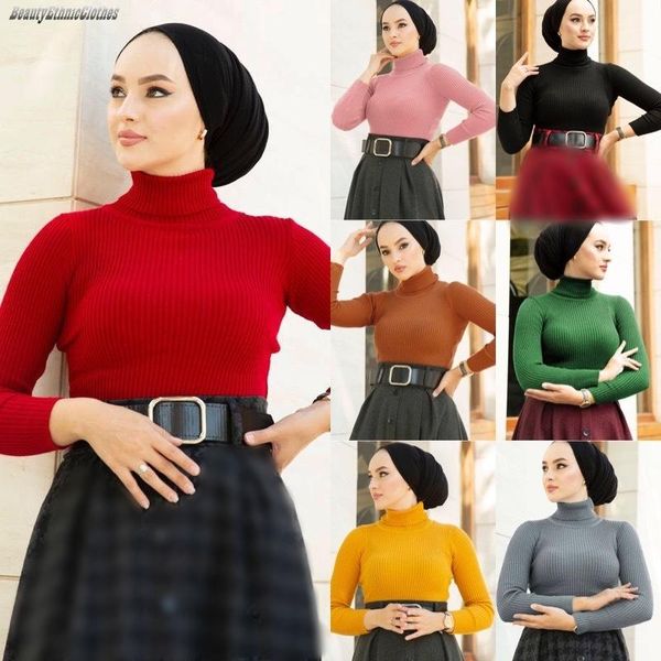 women's sweaters 2021 fashion muslim women basic turtleneck elastic striped knitted slim pullover jumpers suitable for 45-65 kg, White;black
women's sweaters 2021 fashion muslim women basic turtleneck elastic striped knitted slim pullover jumpers suitable for 45-65 kg, White;black