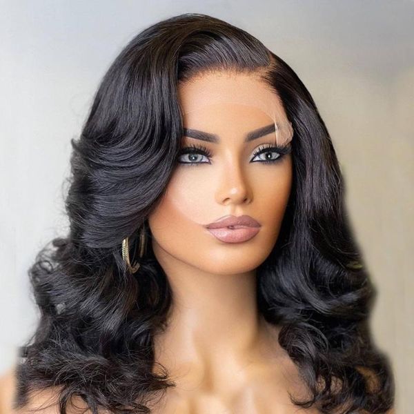 synthetic wigs 12inch 180% density black short bob body wave lace front for women with baby hair fiber daily
synthetic wigs 12inch 180% density black short bob body wave lace front for women with baby hair fiber daily