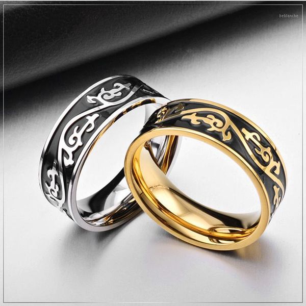 punk signet ring men carved vintage pattern ring male jewelry cool unique gift titanium steel men's retro personality1, Golden;silver
punk signet ring men carved vintage pattern ring male jewelry cool unique gift titanium steel men's retro personality1, Golden;silver