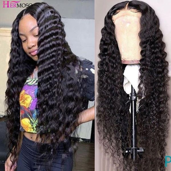 curly human hair wig deep wave closure t part lace brazilian remy 28 inch jerry front wigs for women1, Black;brown
curly human hair wig deep wave closure t part lace brazilian remy 28 inch jerry front wigs for women1, Black;brown