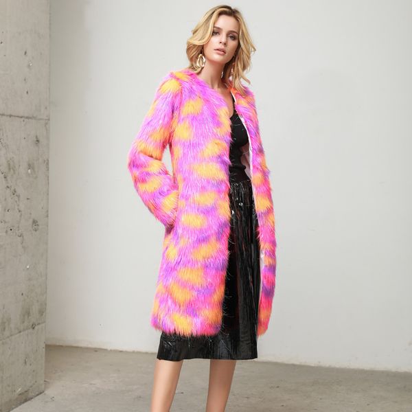 women's fur & faux cardigan coat autumn winter casual outwears fake overcoats female loose winter coat women sobretudo feminino #w cd2g, Black
women's fur & faux cardigan coat autumn winter casual outwears fake overcoats female loose winter coat women sobretudo feminino #w cd2g, Black