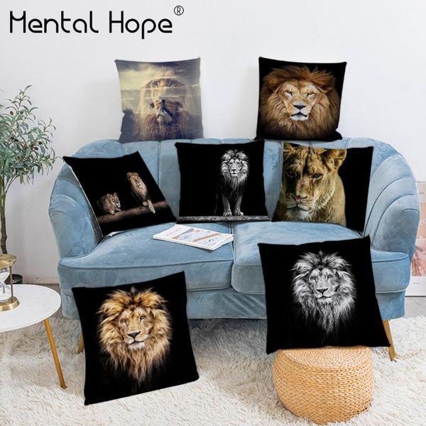 cushion/decorative pillow realistic animal pattern decorative sofa cushion cover lion printed throw home decor living room square pillowcase
cushion/decorative pillow realistic animal pattern decorative sofa cushion cover lion printed throw home decor living room square pillowcase