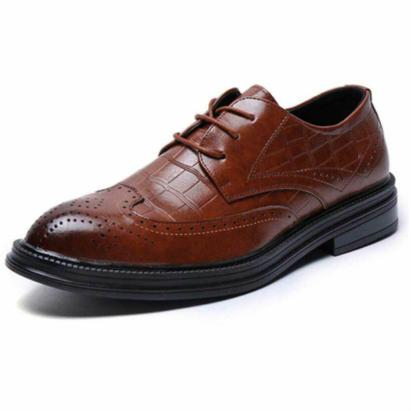 Mens Handmade PU Brown Classic Plaid Hollow Lace Dress Brogue Shoes Retro Classic Fashion All-match Business Casual 5KE015
Mens Handmade PU Brown Classic Plaid Hollow Lace Dress Brogue Shoes Retro Classic Fashion All-match Business Casual 5KE015