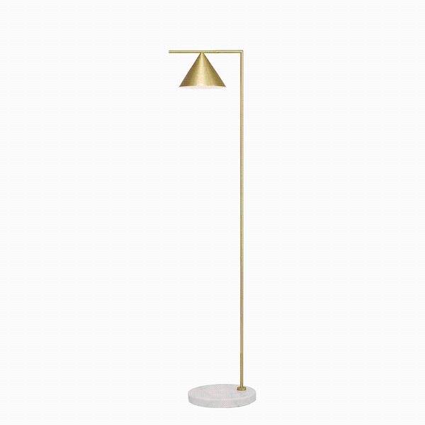yiserhome modern led floor lamp copper iron stand interior lighting living room bedroom decor home lights lamps