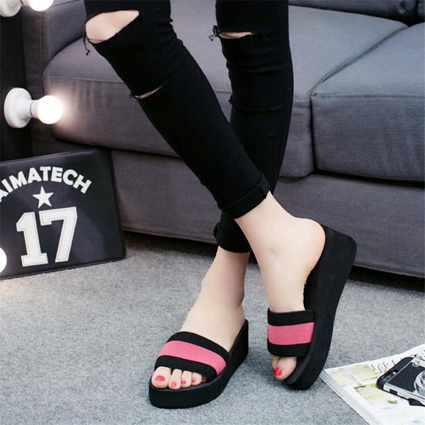 slippers stretch fabric gingham wedges women 2021 summer shoes fashion mixed colors flip flops platform slides female, Black
slippers stretch fabric gingham wedges women 2021 summer shoes fashion mixed colors flip flops platform slides female, Black
