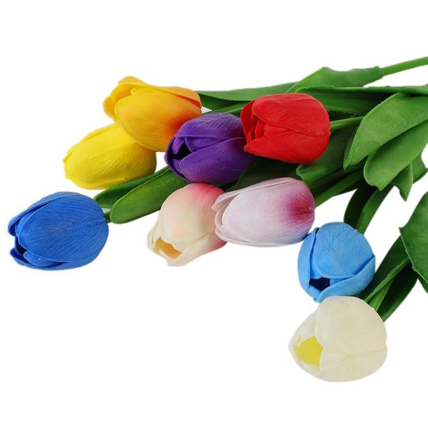 artificial flowers pu plastic tulip real touch silk flower fake bouquet wedding decoration party home decor 10pcs decorative & wreaths
artificial flowers pu plastic tulip real touch silk flower fake bouquet wedding decoration party home decor 10pcs decorative & wreaths