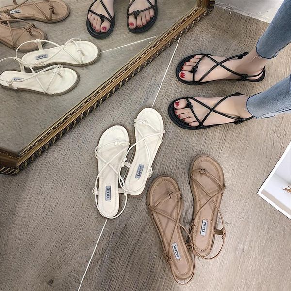 sandals female summer flat-bottomed korean version of the wild seaside vacation roman beach shoes fairy style, Black
sandals female summer flat-bottomed korean version of the wild seaside vacation roman beach shoes fairy style, Black