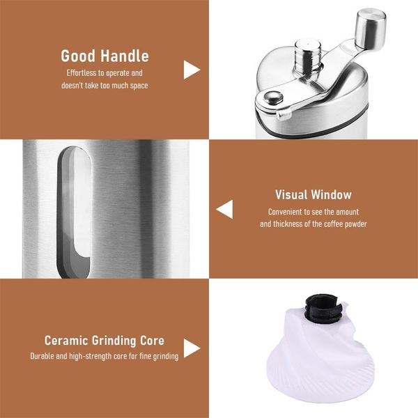 manual coffee grinders decoration hand-held portable grinder adjustable ceramic table molen rvs kitchen mills tool
manual coffee grinders decoration hand-held portable grinder adjustable ceramic table molen rvs kitchen mills tool