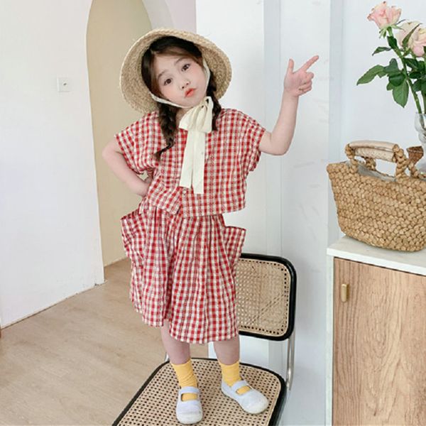 children summer 2021 clothes set kids cotton plaid clothing sets tshirt+skirt 2pieces girls outfits tracksuit, White
children summer 2021 clothes set kids cotton plaid clothing sets tshirt+skirt 2pieces girls outfits tracksuit, White