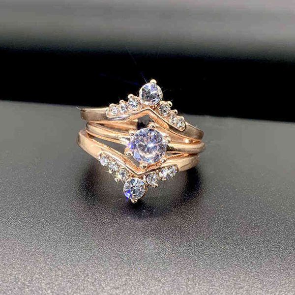 fashion crown diamond set three piece ring retro three in one separable ring titanium steel stainless steel ring jewelry g1125, Slivery;golden
fashion crown diamond set three piece ring retro three in one separable ring titanium steel stainless steel ring jewelry g1125, Slivery;golden