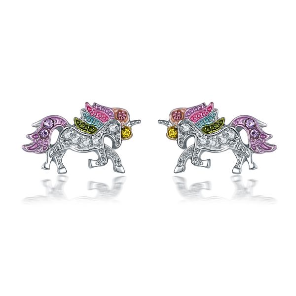 unique charming jewelry colorful crystal unicorn earrings for women wedding gift cute animal earrings boucle d'oreille, Golden;silver
unique charming jewelry colorful crystal unicorn earrings for women wedding gift cute animal earrings boucle d'oreille, Golden;silver