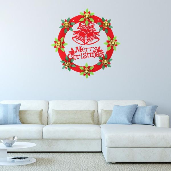 decorative objects & figurines 30cm red non-woven fabric hanging decoration bell pattern christmas wall door ornament elish letters pendant
decorative objects & figurines 30cm red non-woven fabric hanging decoration bell pattern christmas wall door ornament elish letters pendant