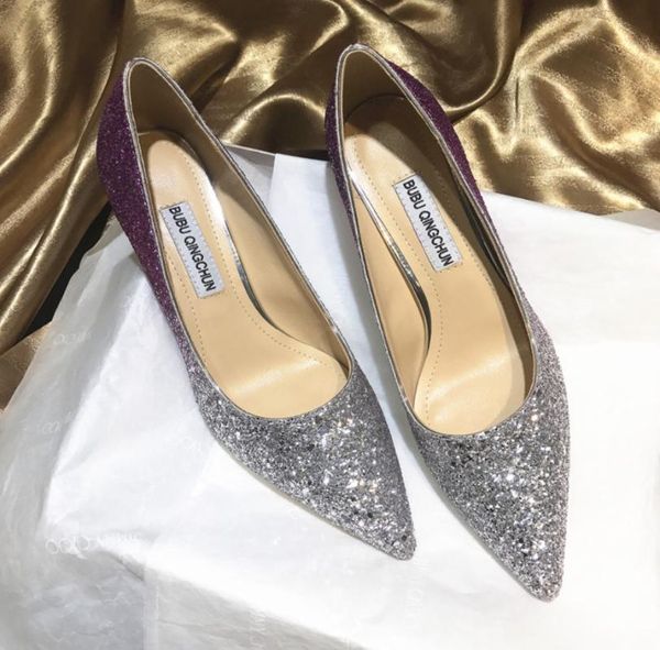 dress shoes casual designer blue purple silver glitter strass point toe high heels pumps 8cm, Black
dress shoes casual designer blue purple silver glitter strass point toe high heels pumps 8cm, Black