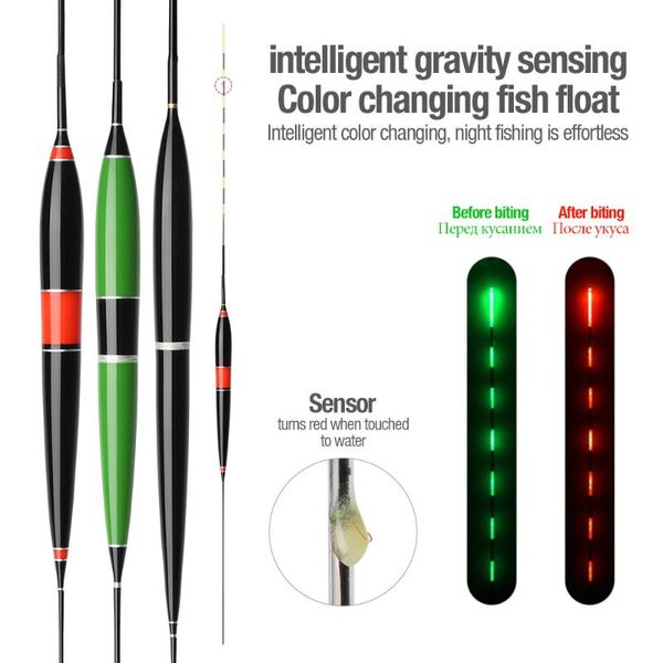 fishing accessories donql luminous smart color change float high sensitivity alarm fish bite electronic buoy floating bobber stick
fishing accessories donql luminous smart color change float high sensitivity alarm fish bite electronic buoy floating bobber stick