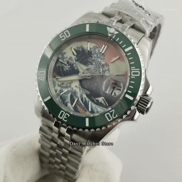 wristwatches 40mm /sterile men's watches super luminous bezel dial jubilee bracelet sapphire glass japan nh35a automatic movement, Slivery;brown
wristwatches 40mm /sterile men's watches super luminous bezel dial jubilee bracelet sapphire glass japan nh35a automatic movement, Slivery;brown