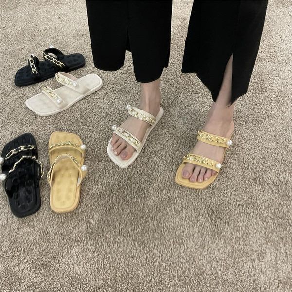 slippers 2021flat for pearl ladies fashion comfortable platform summer flat beach sandals, Black
slippers 2021flat for pearl ladies fashion comfortable platform summer flat beach sandals, Black