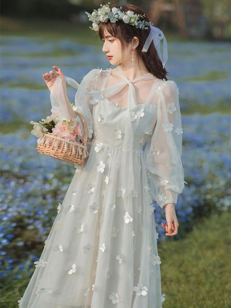 casual dresses ladies white dress party robe femme bowknot tie square neck elegant romantic three-dimensional flower sequined sweet fairy, Black;gray
casual dresses ladies white dress party robe femme bowknot tie square neck elegant romantic three-dimensional flower sequined sweet fairy, Black;gray