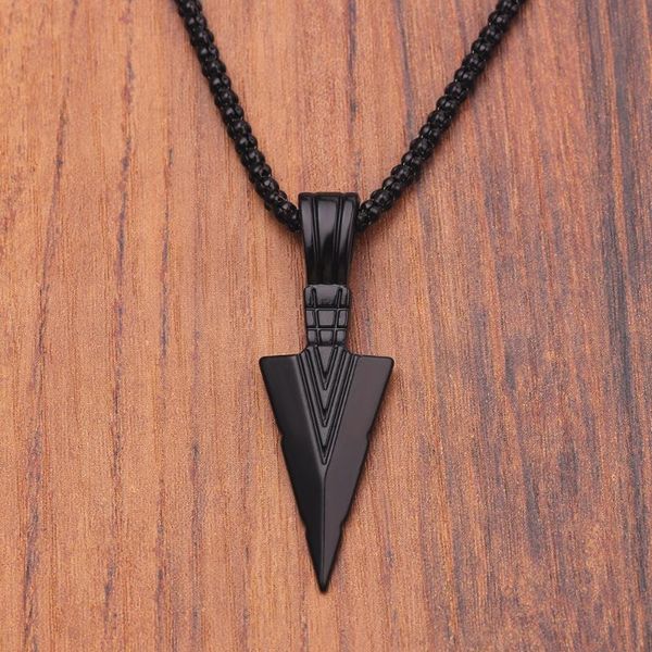 pendant necklaces men's design matte black long necklace with arrow jewelry chain hip hop punk rock christmas halloween gift for men wo, Silver
pendant necklaces men's design matte black long necklace with arrow jewelry chain hip hop punk rock christmas halloween gift for men wo, Silver