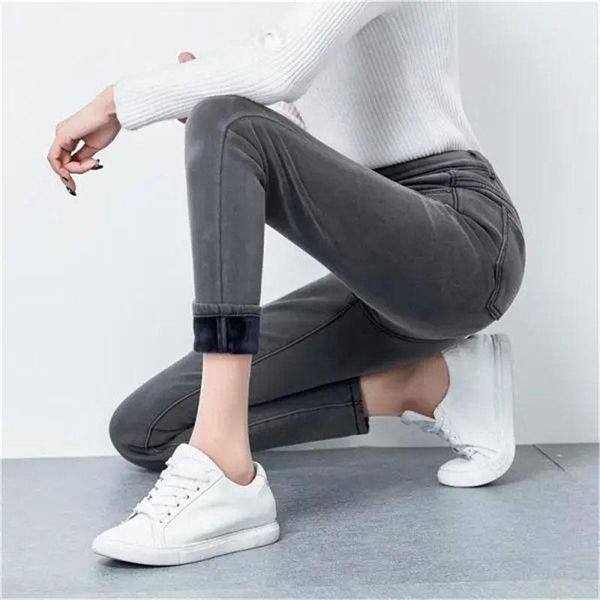 women's jeans plus velvet basic stretch slim simple low waist mom korean skinny women pencil denim pants streetwear all-match trousers, Blue
women's jeans plus velvet basic stretch slim simple low waist mom korean skinny women pencil denim pants streetwear all-match trousers, Blue