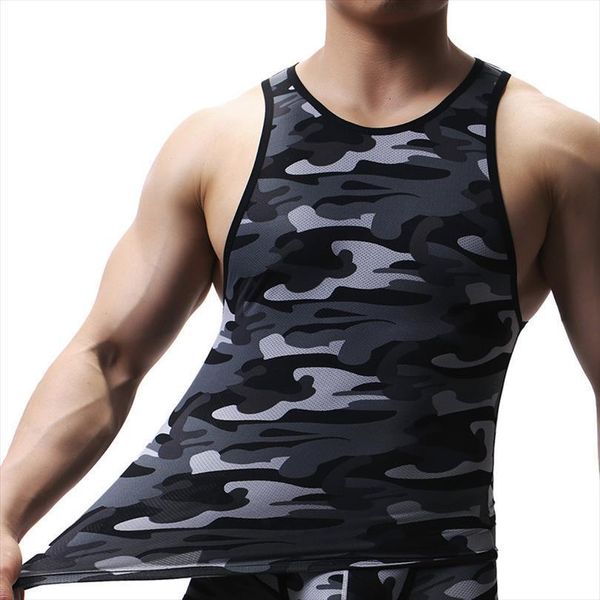 men tank camouflage mens muscle bodybuilding clothing sleeveless shirt, White;black
men tank camouflage mens muscle bodybuilding clothing sleeveless shirt, White;black