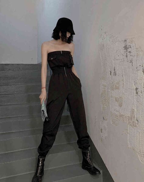 jumpsuits black elegant office lady solid off shoulder sleeveless jumpsuit autumn streetwear going out women jumpsuits udco mms3, Black;white
jumpsuits black elegant office lady solid off shoulder sleeveless jumpsuit autumn streetwear going out women jumpsuits udco mms3, Black;white