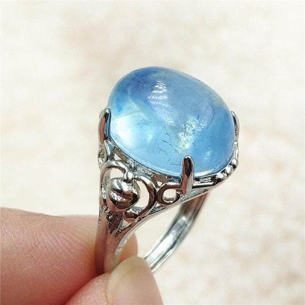 ly natural blue aquamarine adjustable ring 14x10mm brazil 925 sterling silver fashion cluster rings, Golden;silver
ly natural blue aquamarine adjustable ring 14x10mm brazil 925 sterling silver fashion cluster rings, Golden;silver