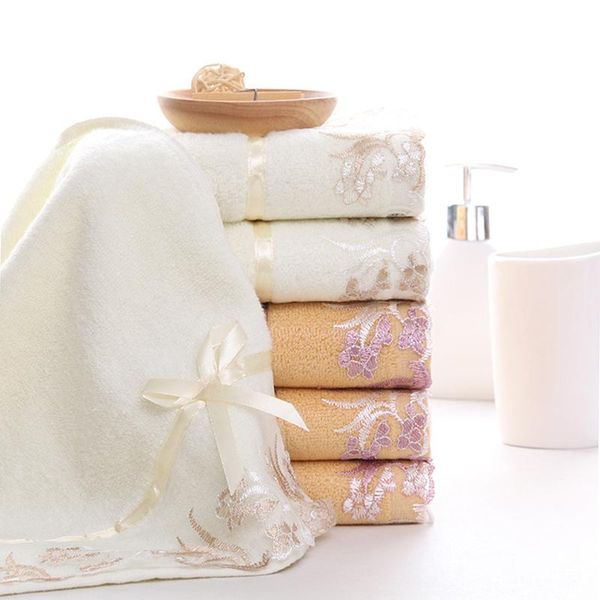 towel 100% cotton durable embroidered towels with lace super soft quick-dry 34*75cm face absorbent hair
towel 100% cotton durable embroidered towels with lace super soft quick-dry 34*75cm face absorbent hair